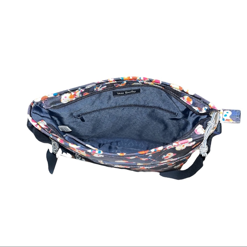 Vera Bradley Navy Blue Floral Crossbody Bag - Picture 9 of 16